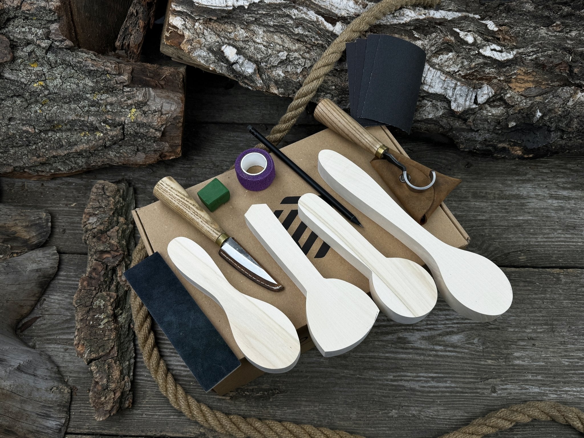 Spoon Carving Kit – Beginner - Friendly Wood Carving Tools & Spoon Blanks - 3