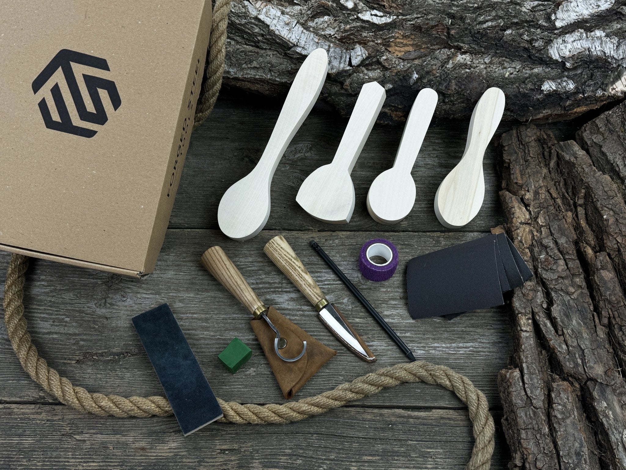 Spoon Carving Kit – Beginner - Friendly Wood Carving Tools & Spoon Blanks - 4