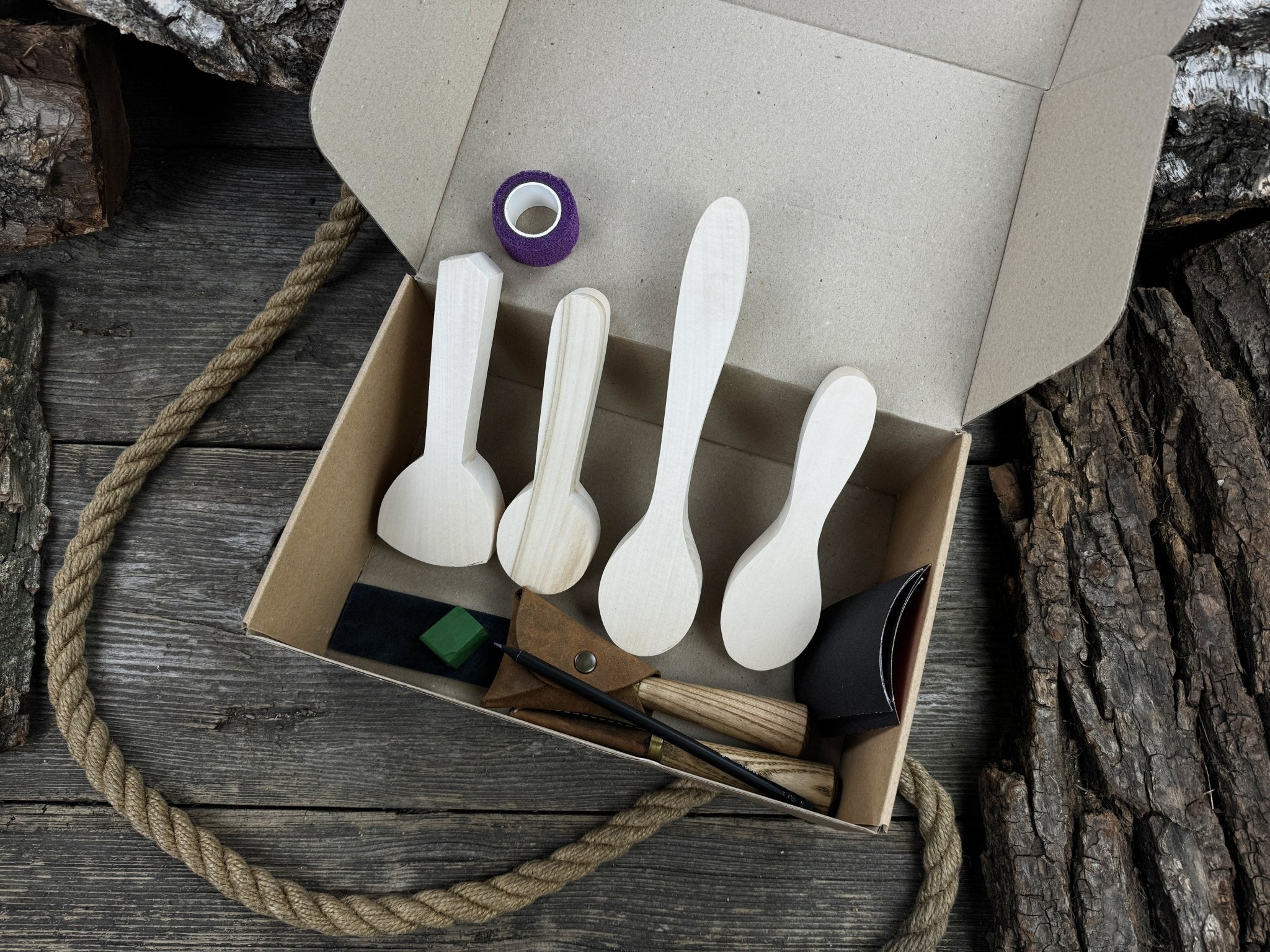 Spoon Carving Kit – Beginner - Friendly Wood Carving Tools & Spoon Blanks - 2