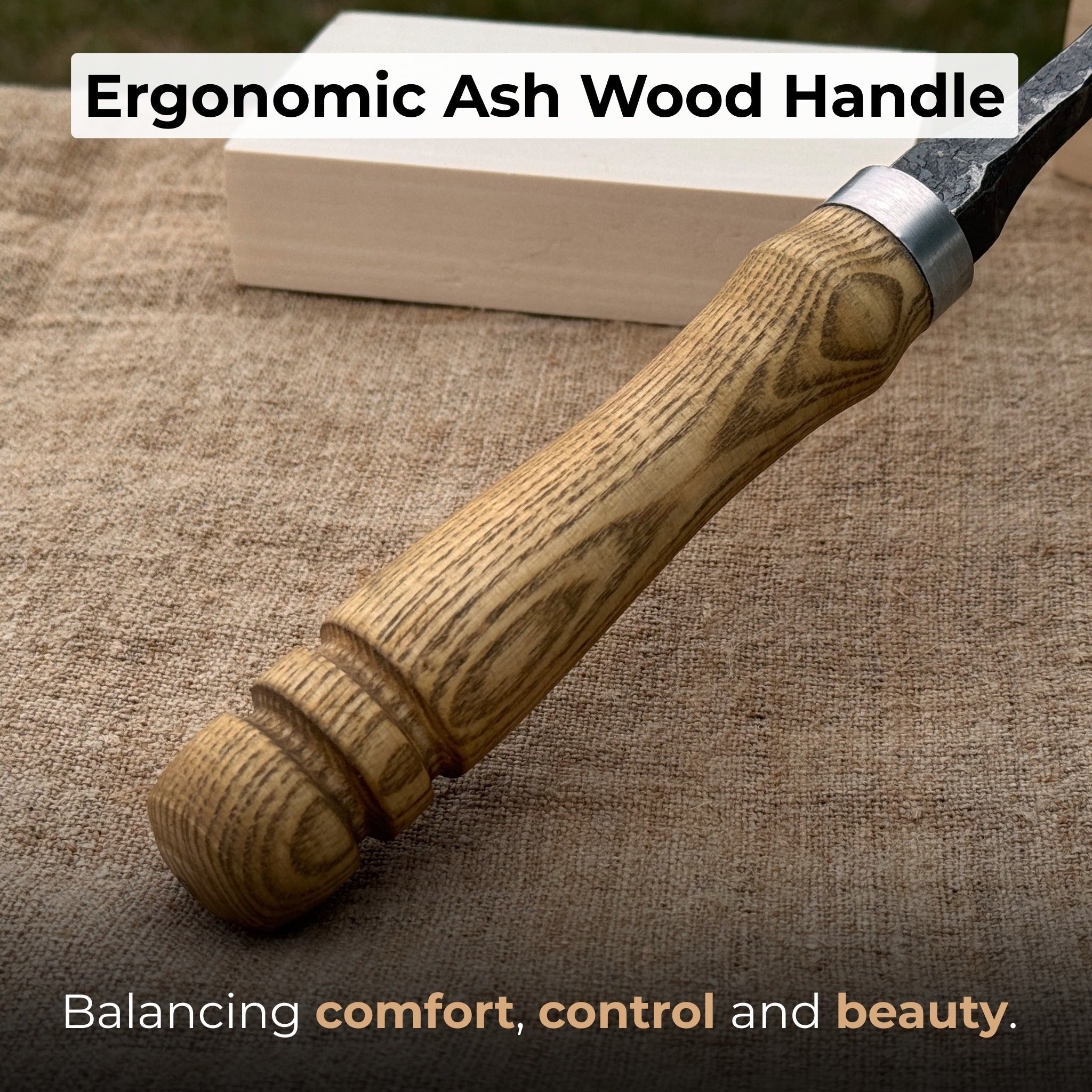 Spoon (Short) Bent Gouge, 50 - 70 mm (2 - 2.8 inches) - 3