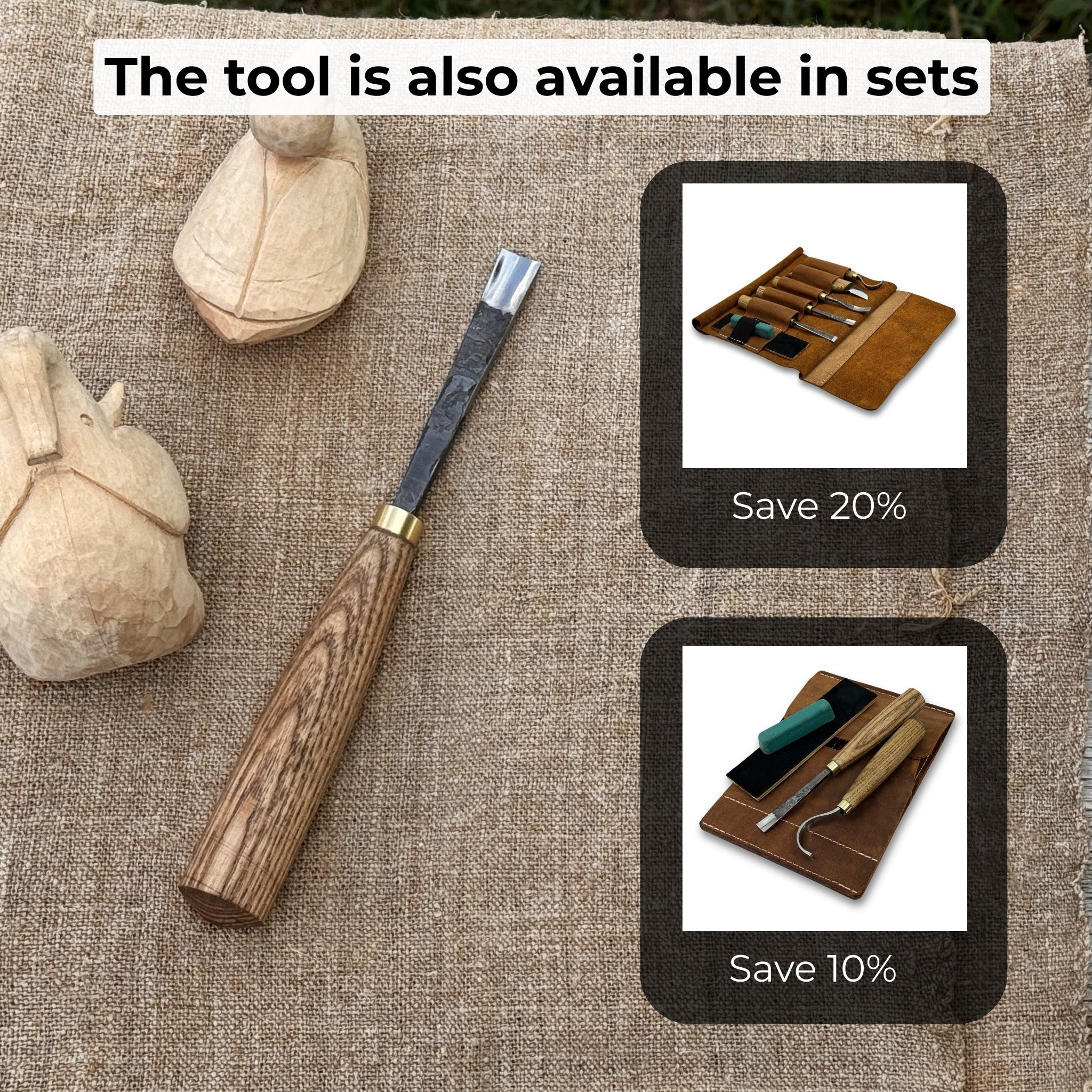 Straight Carving Gouge – 12 mm (0.47 inches) - 10