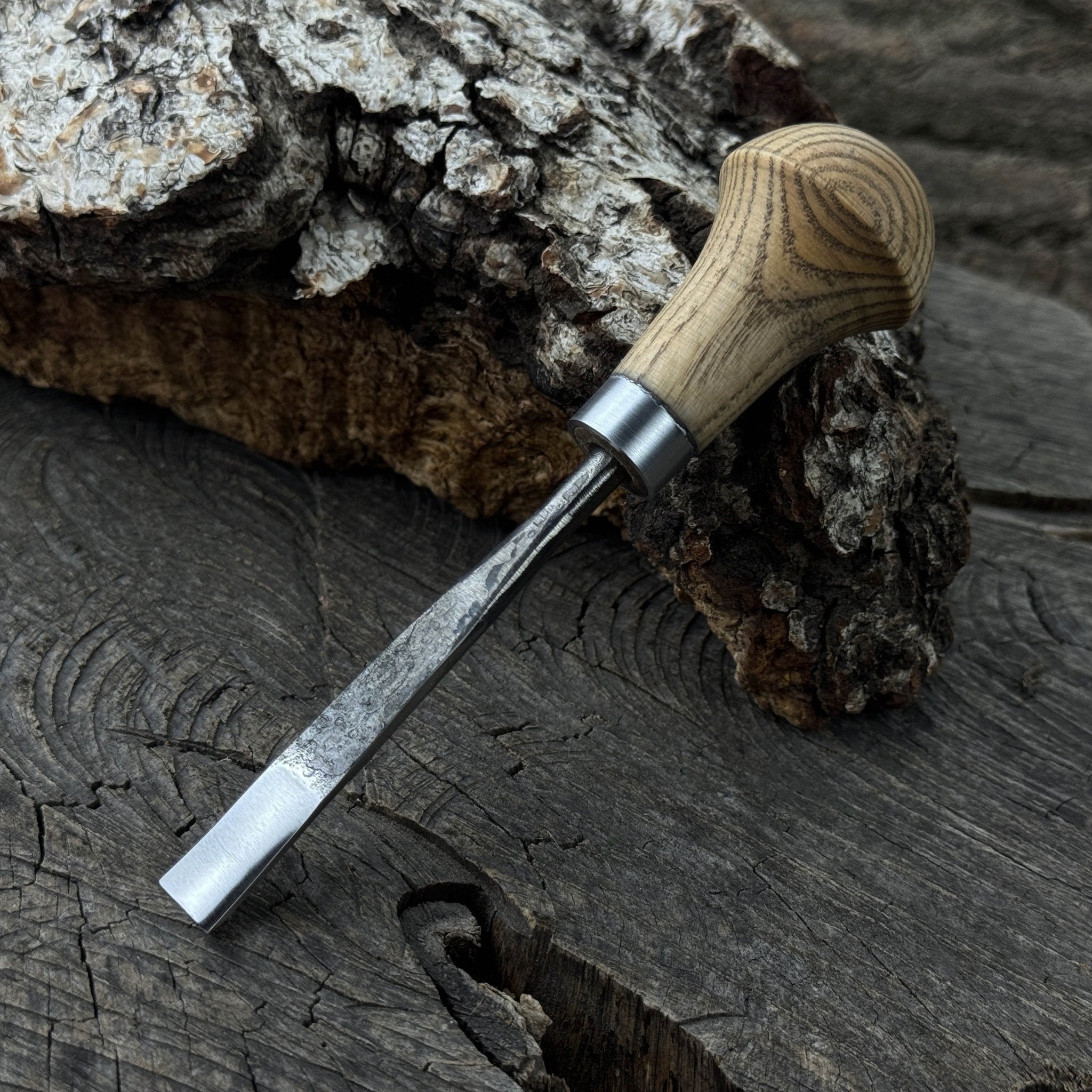 Straight Carving Gouge with Palm Handle – 12 mm (0.47 inches) - 2