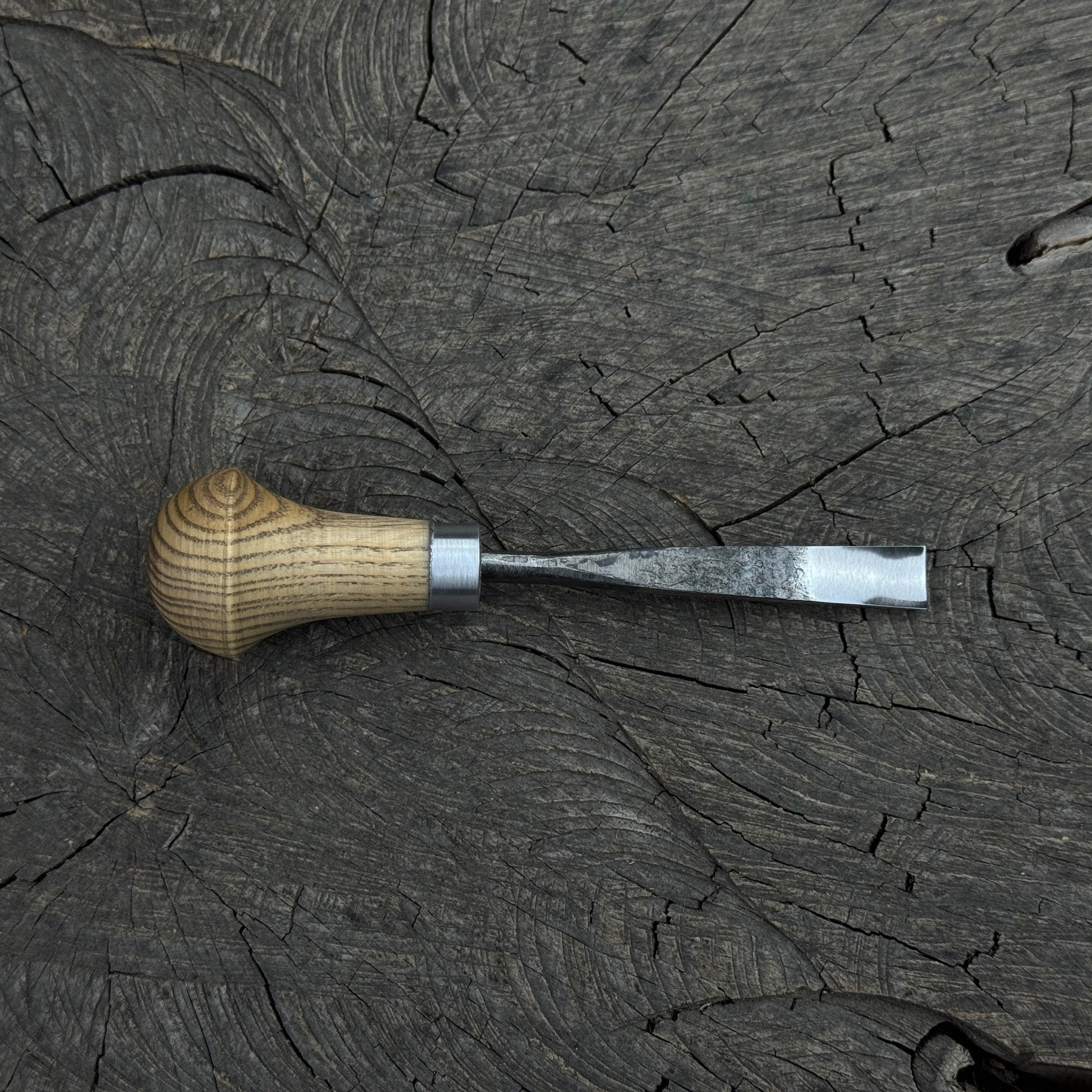 Straight Carving Gouge with Palm Handle – 12 mm (0.47 inches) - 7