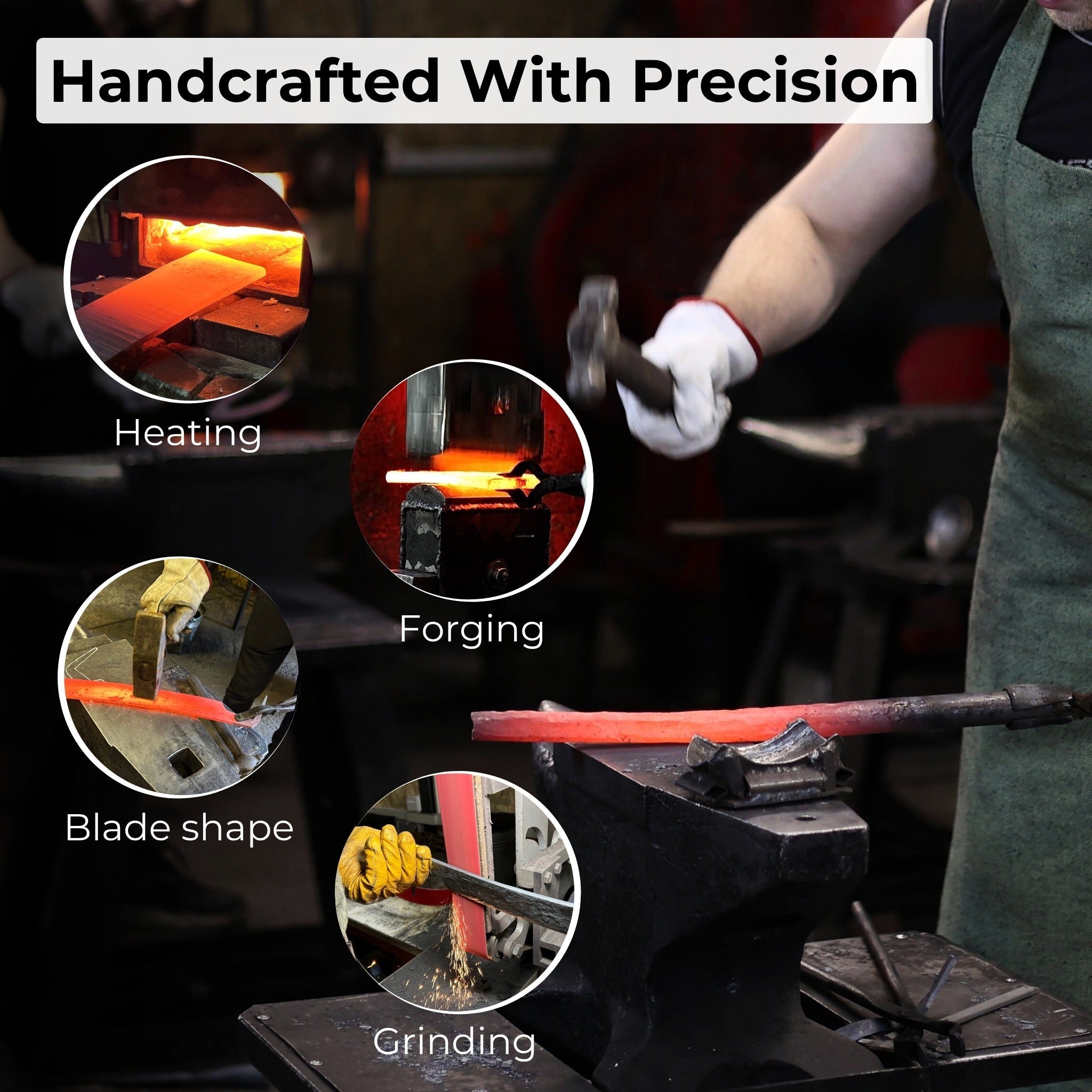 Straight Drawknife, 26 cm (10.2 inches) Cutting Edge - 8