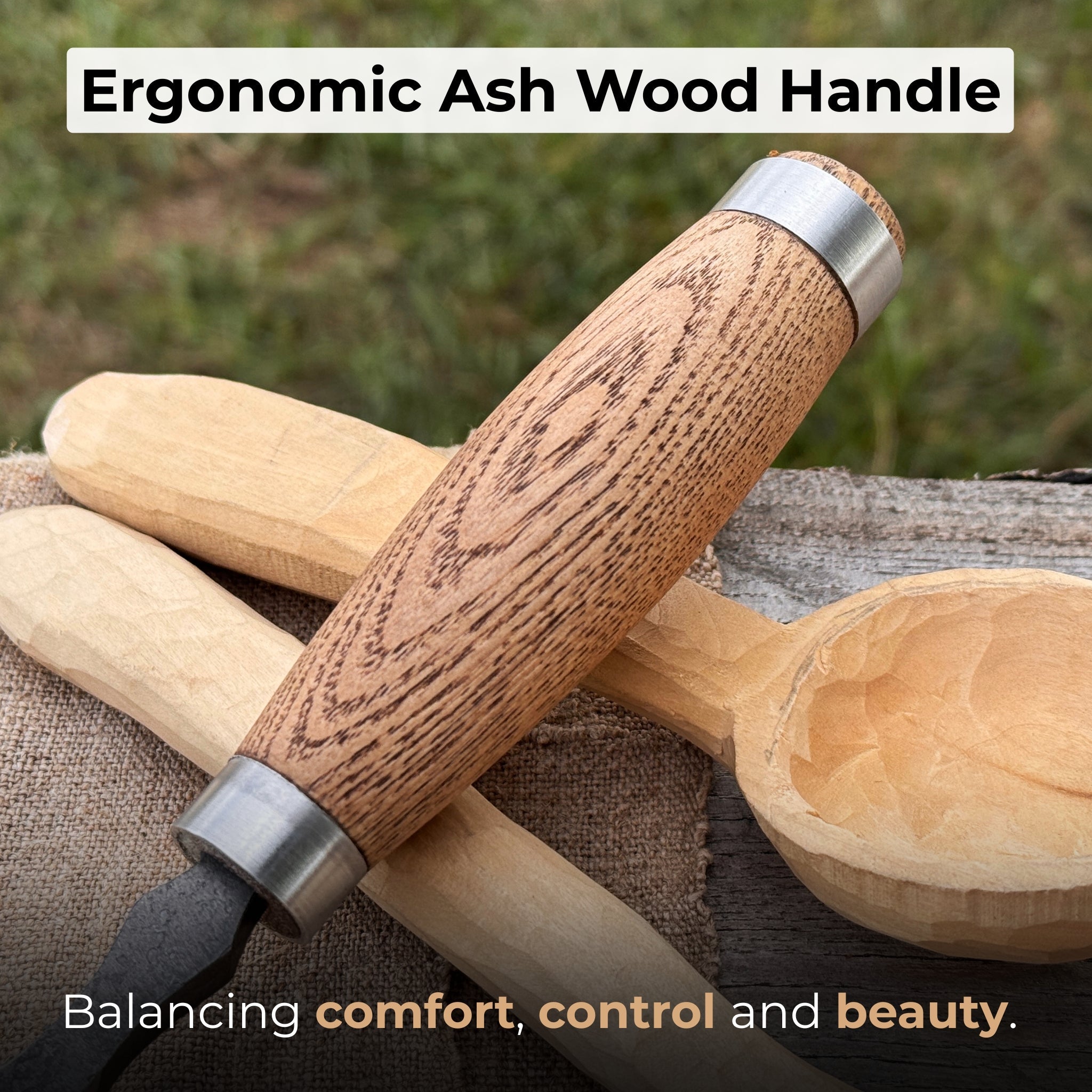 Straight Gouge (Rounded Chisel), 10 - 45 mm (0.4 - 1.8 inches) - 3