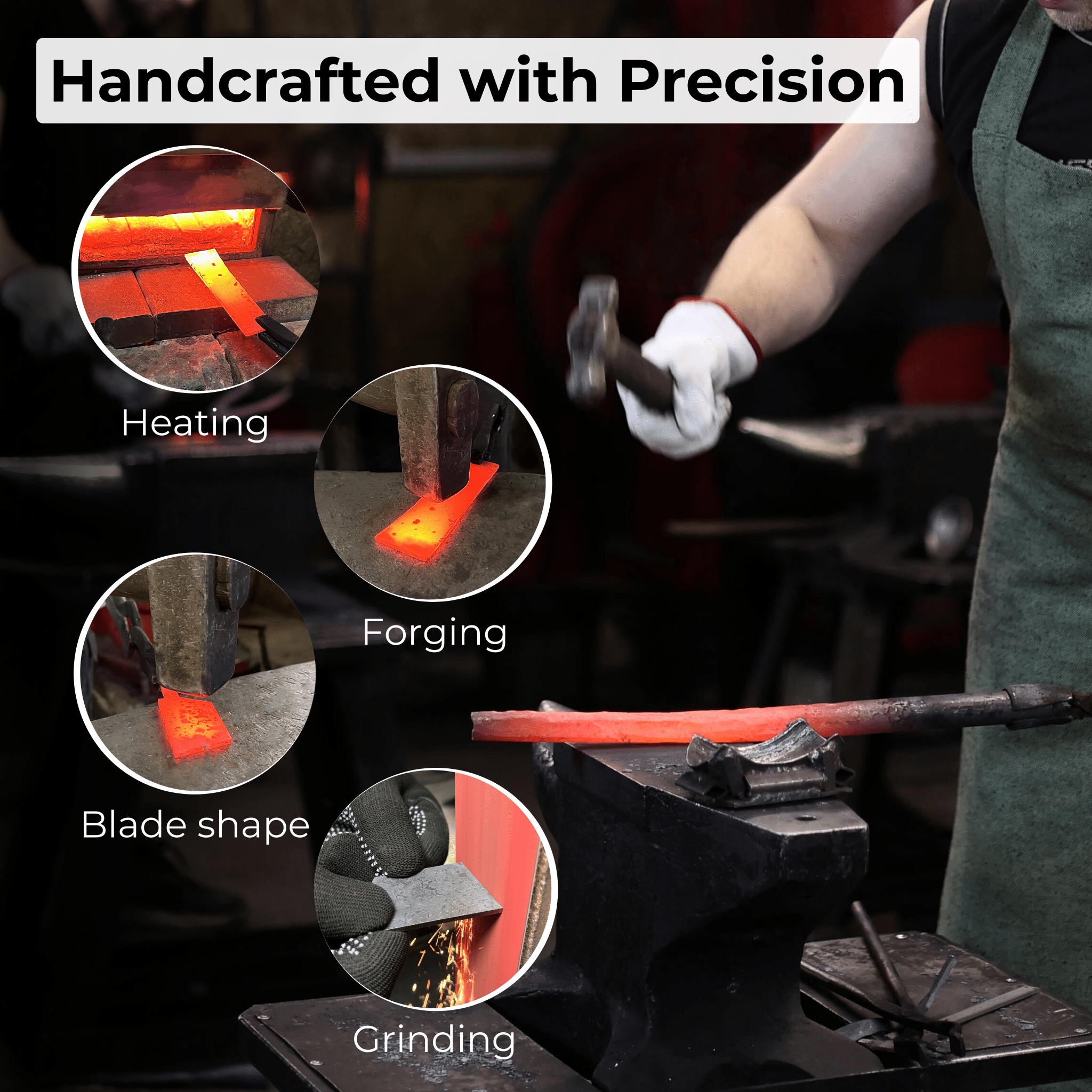 Straight Leather Skiving Knife, 3 cm (1.18 inches) - 8