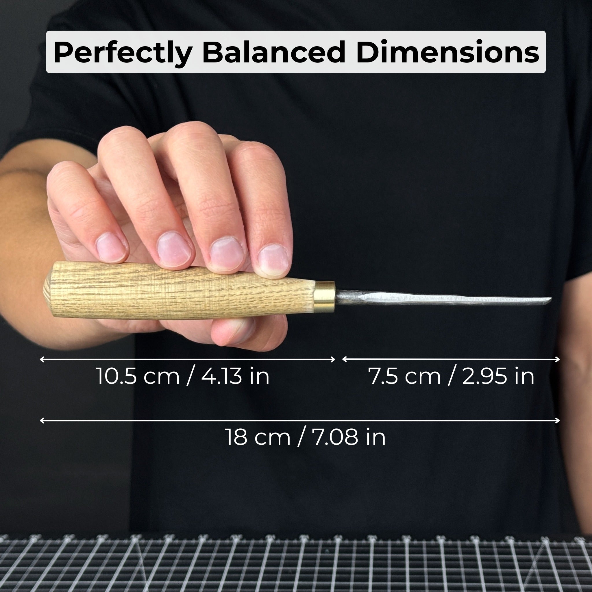 Straight Wood Carving Gouge, 5 - 12 mm (0.20 - 0.47 inches) - 5