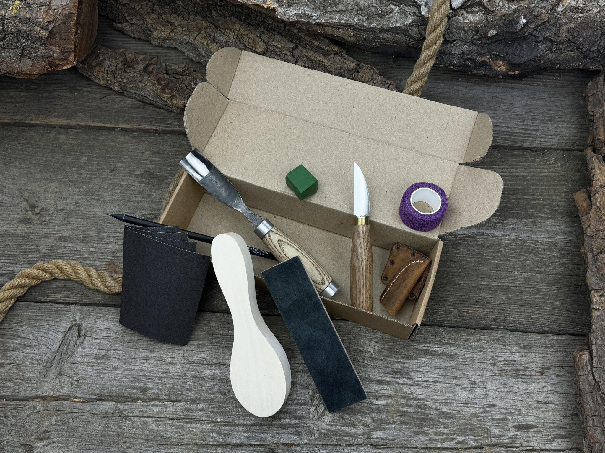 The Ultimate Beginner’s Spoon Carving Kit - 6