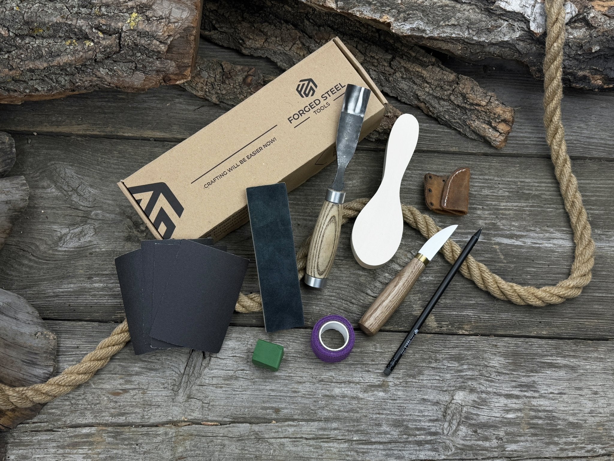 The Ultimate Beginner’s Spoon Carving Kit - 7