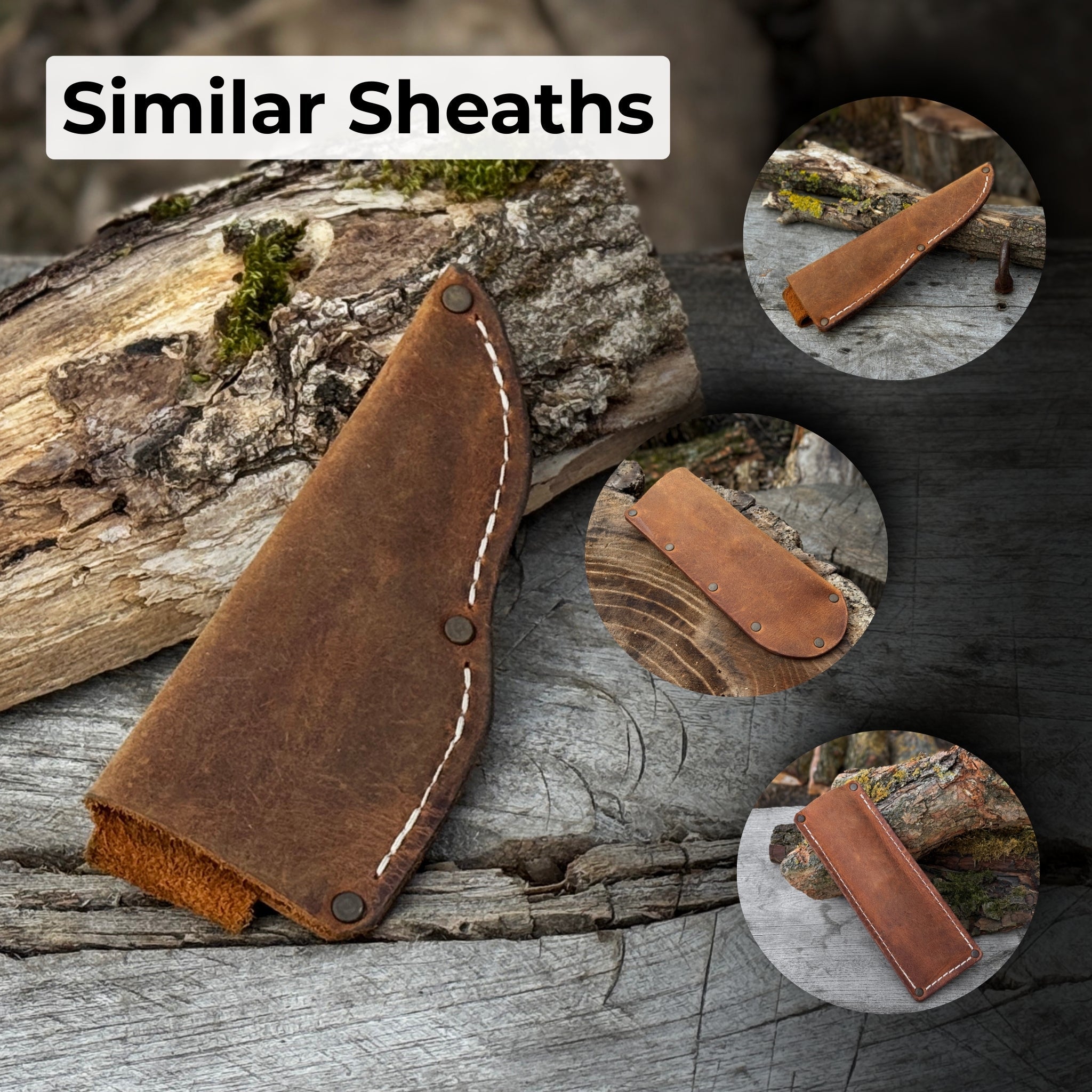 Universal Leather Knife Sheath - 6