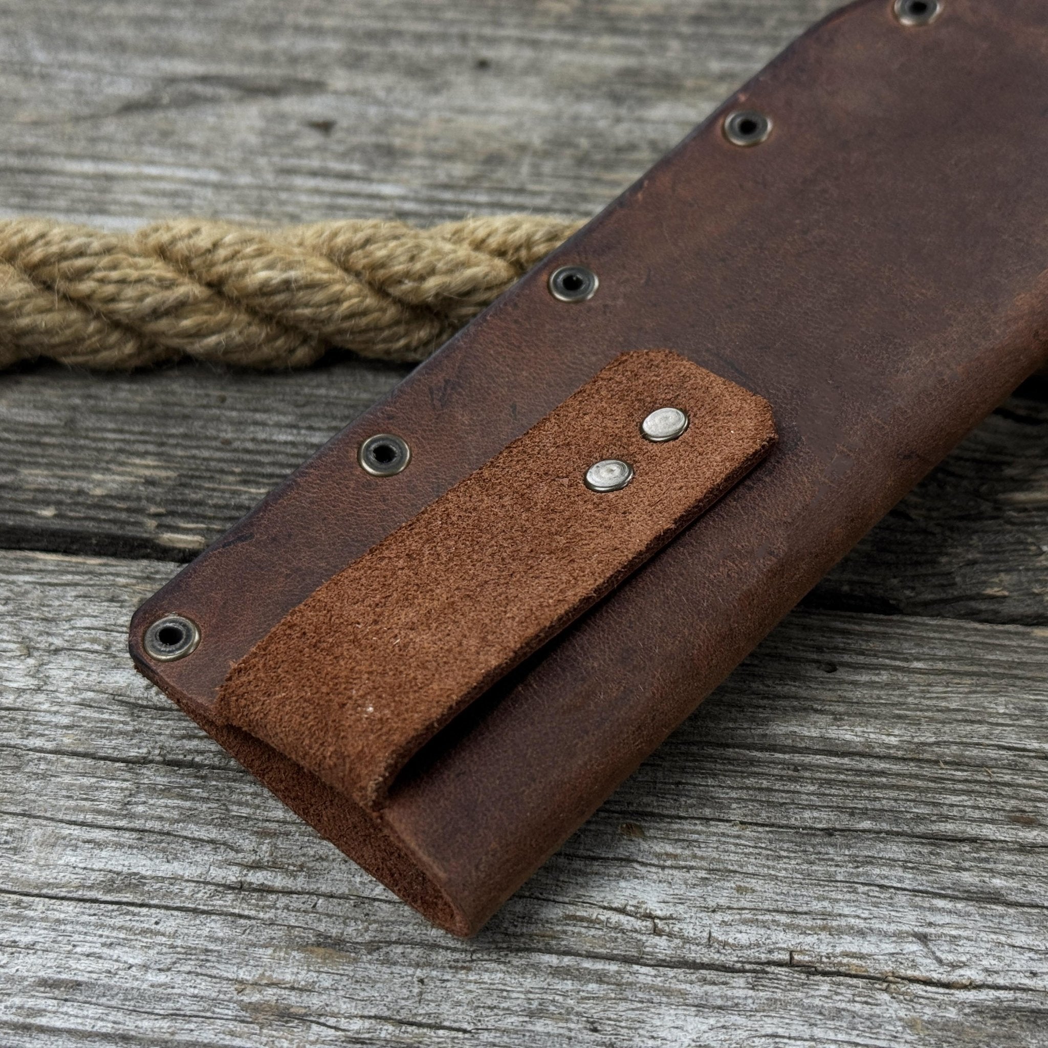 Universal Leather Sheath for Knives - 8