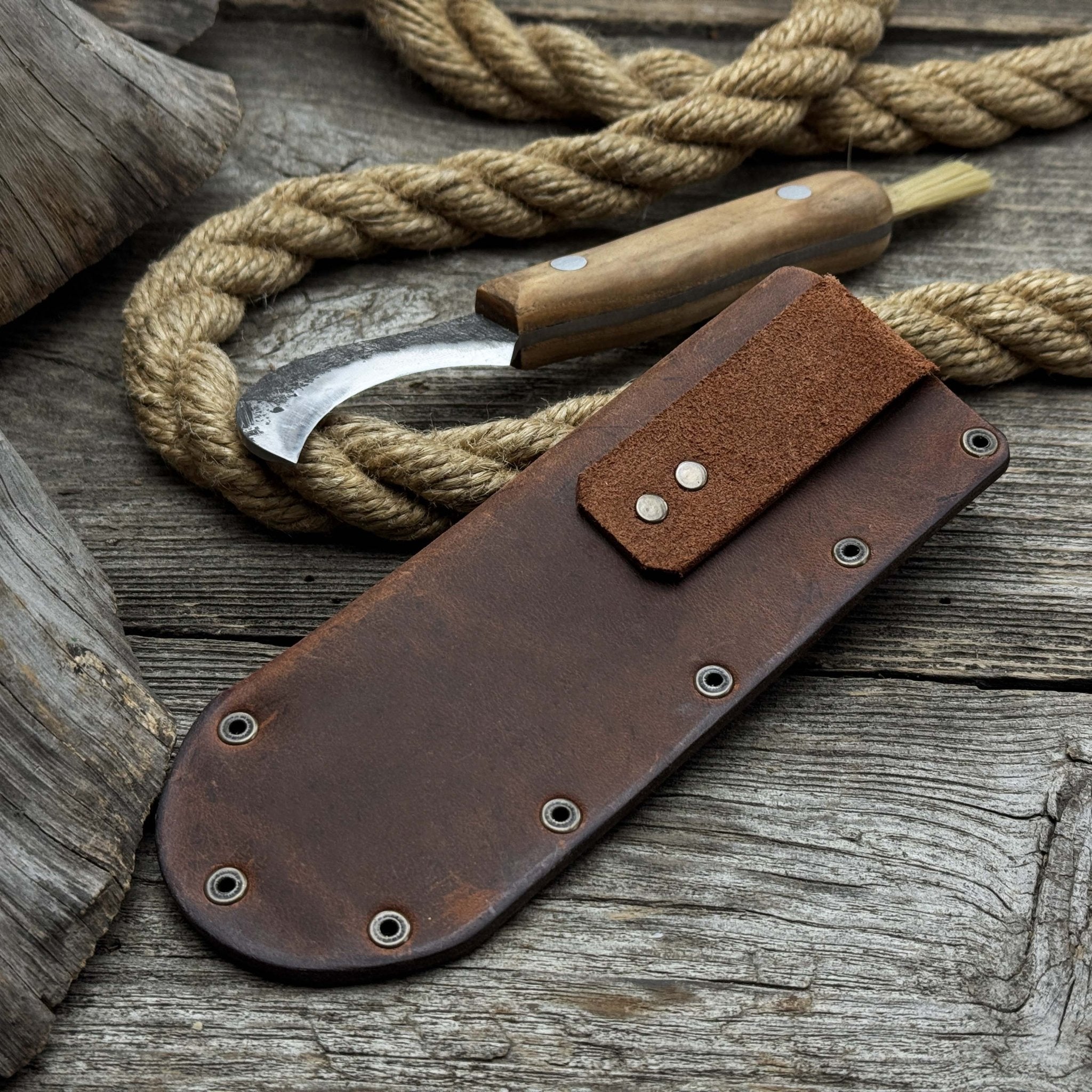 Universal Leather Sheath for Knives - 9