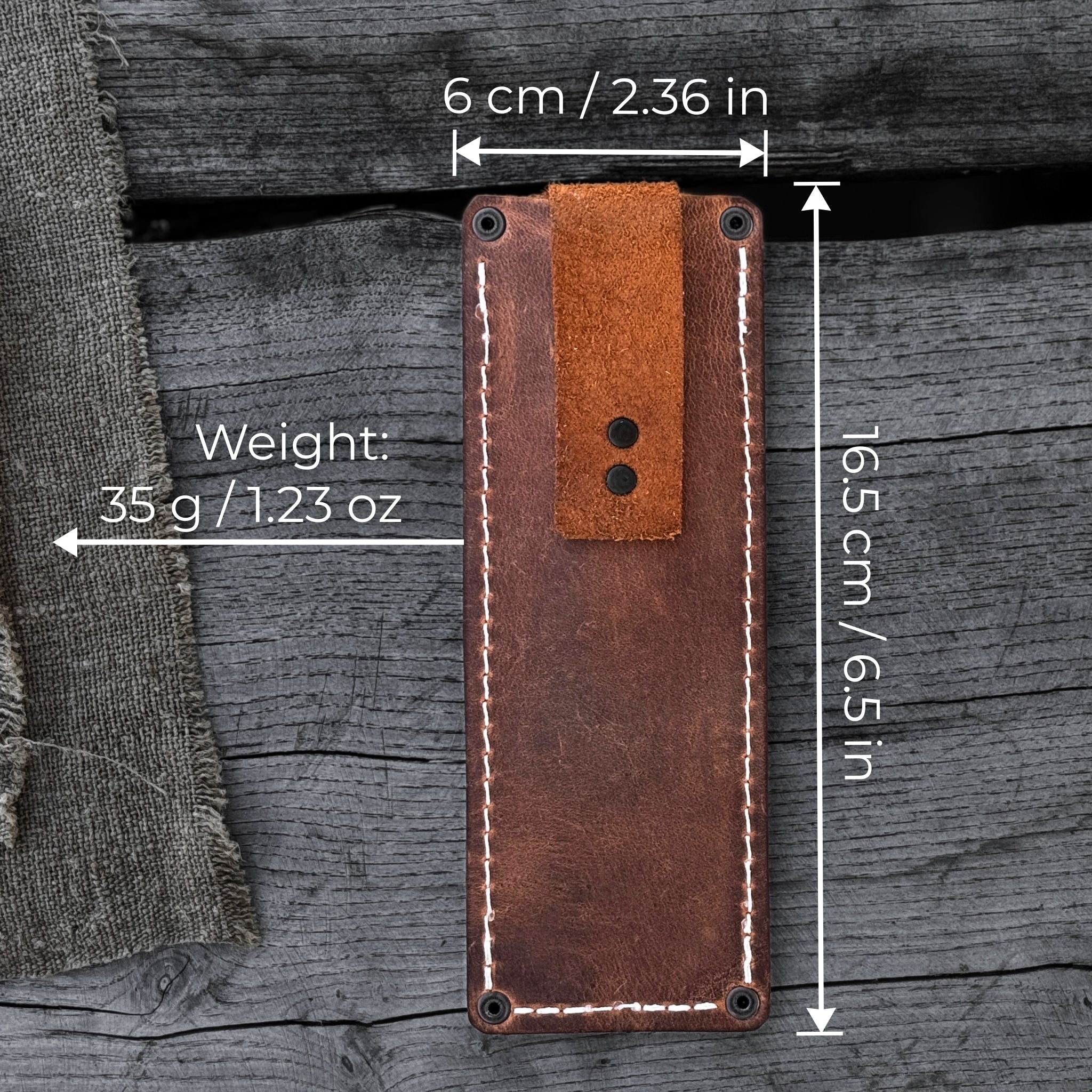 Universal Leather Sheath for Small Knives - 2