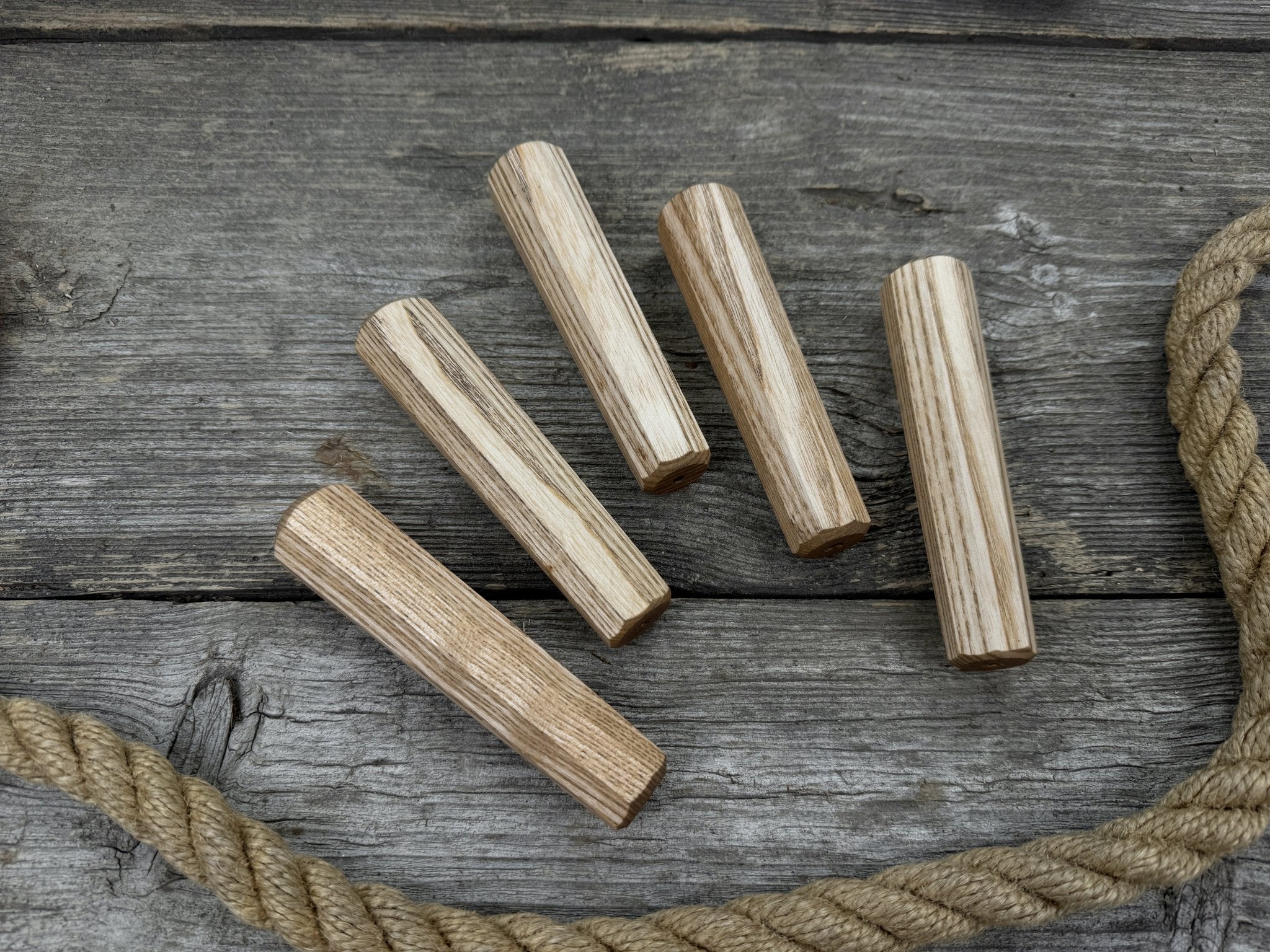 Universal Wooden Handles (Set of 5), 12.5 cm (4.92 in) - 7