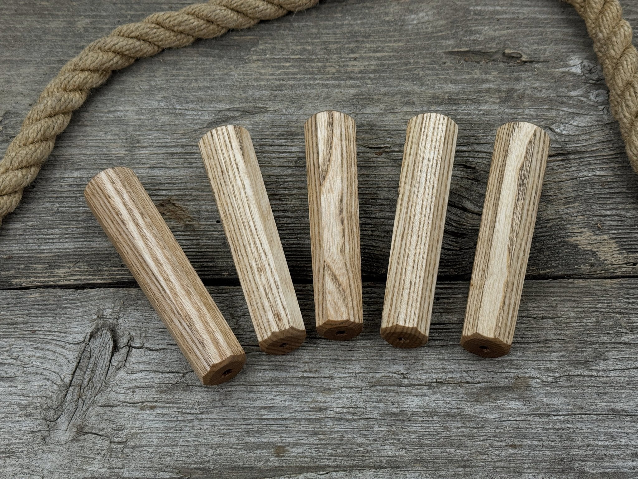 Universal Wooden Handles (Set of 5), 12.5 cm (4.92 in) - 4