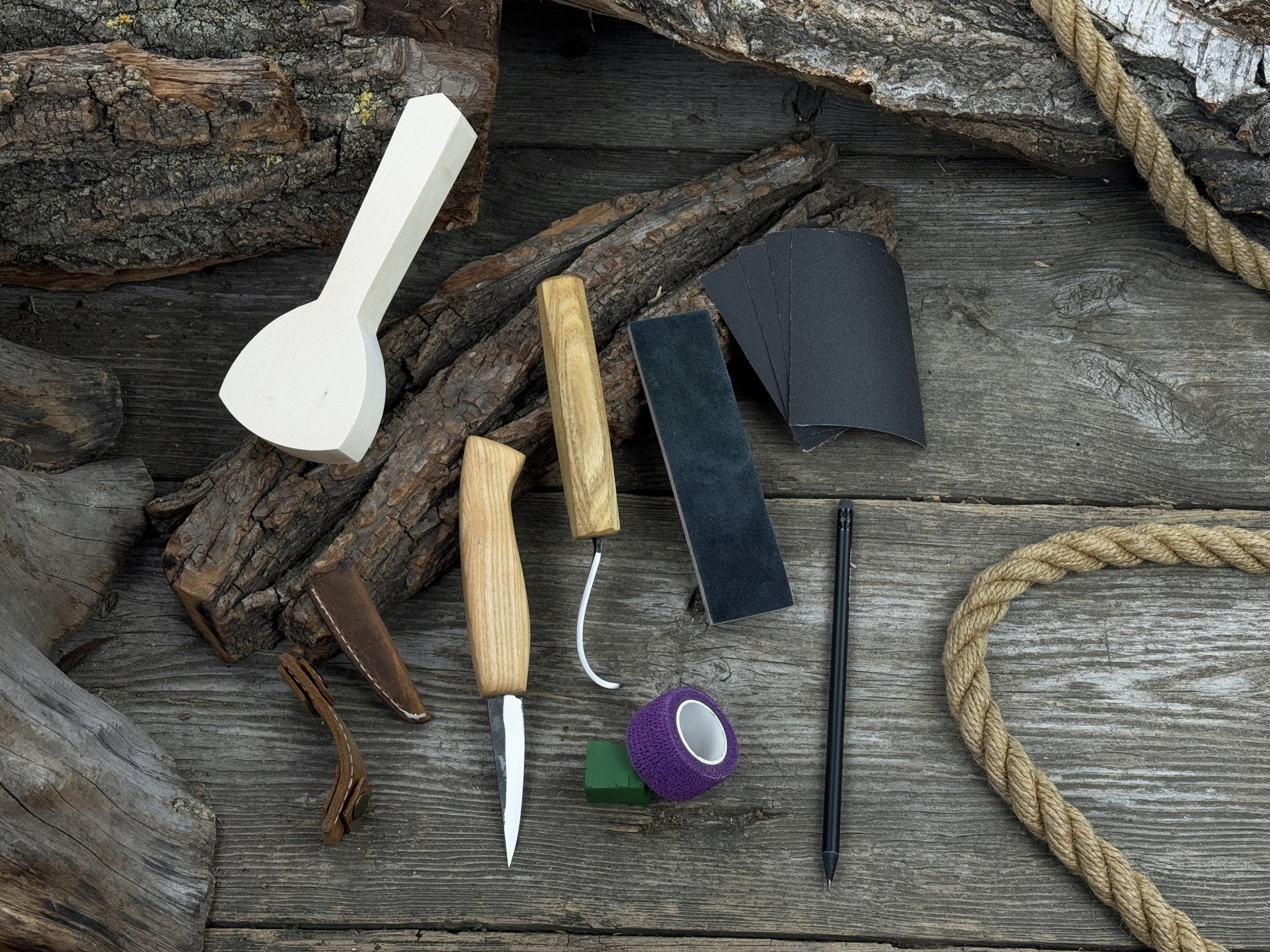 Whittle Your First Spoon – Beginner - Friendly Wood Carving Kit - 4