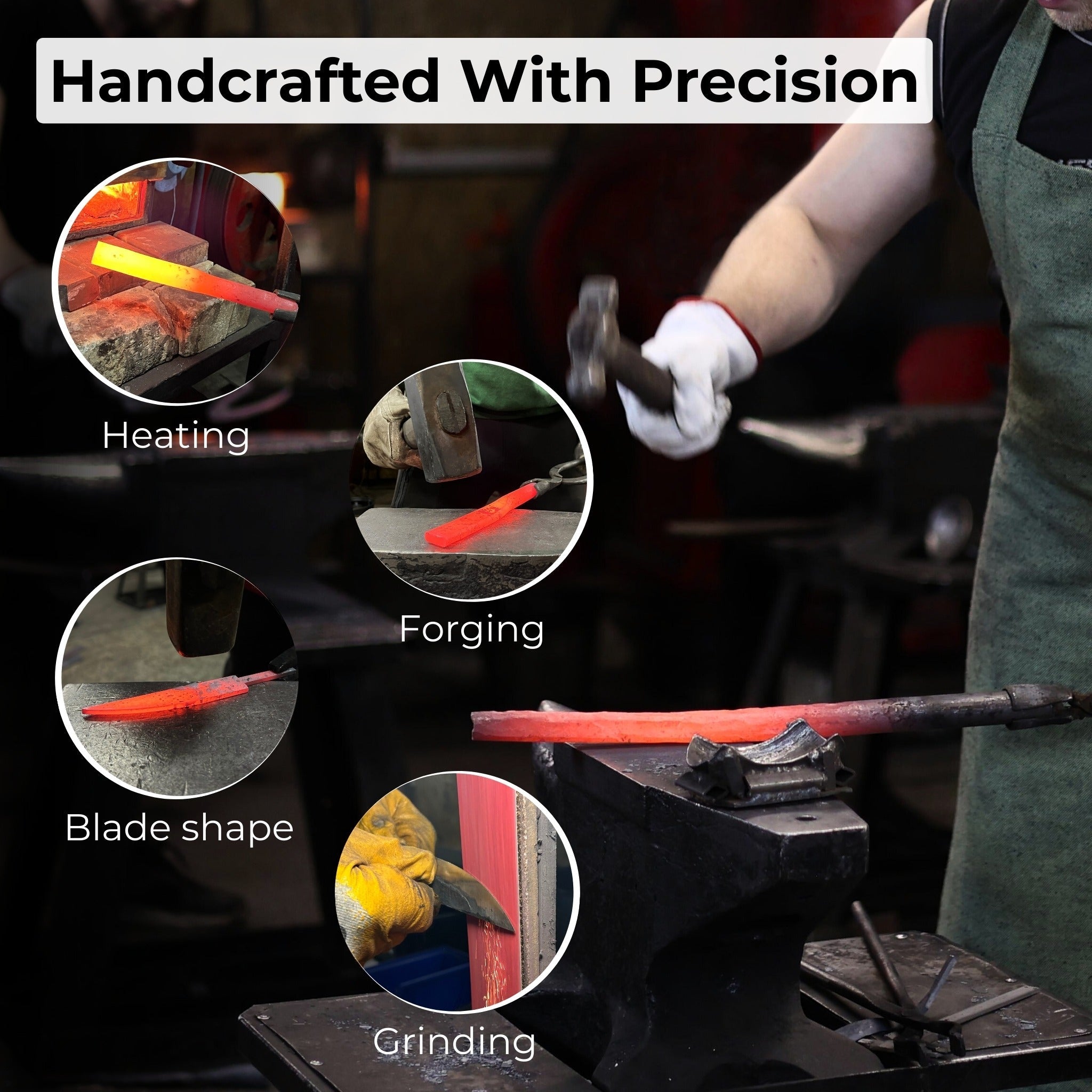 Whittling Sloyd Knife with Leather Sheath, 10 cm (3.94 inches) - 8