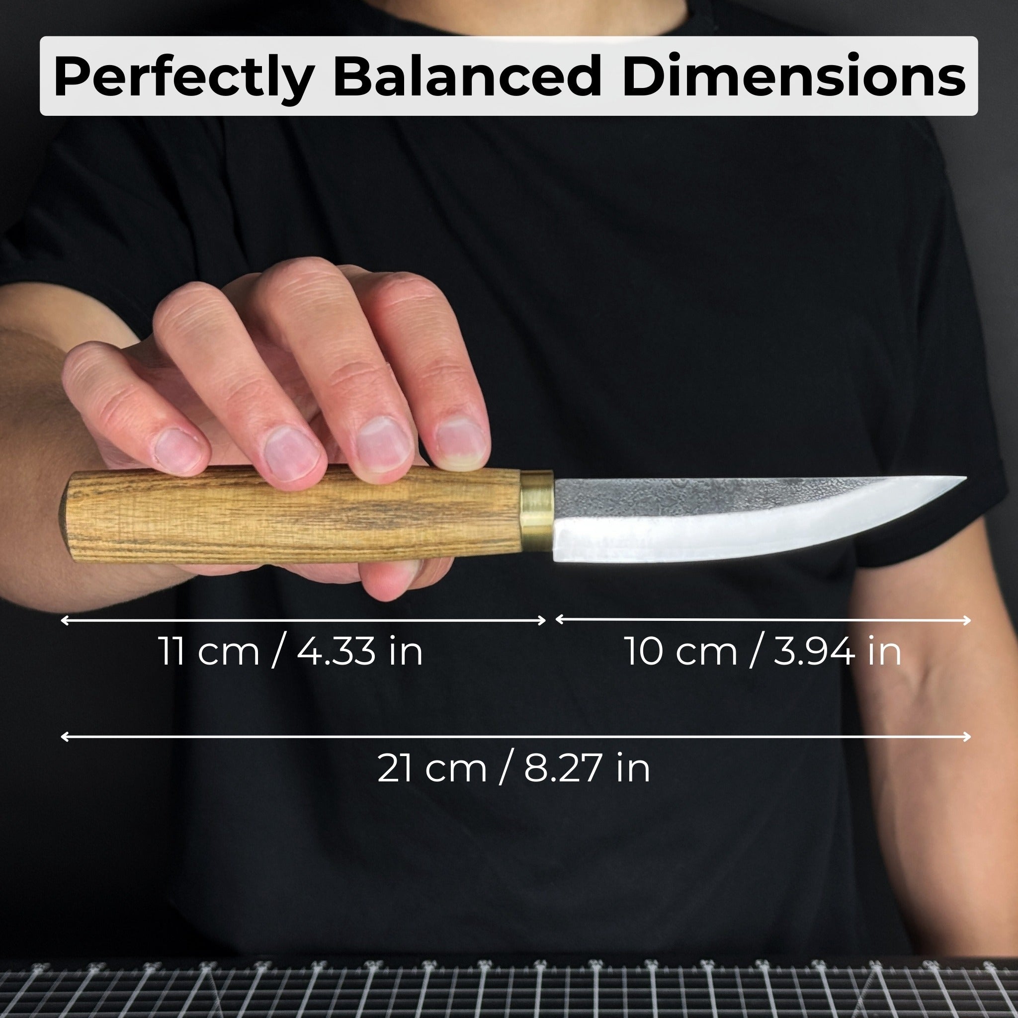 Whittling Sloyd Knife with Leather Sheath, 10 cm (3.94 inches) - 5