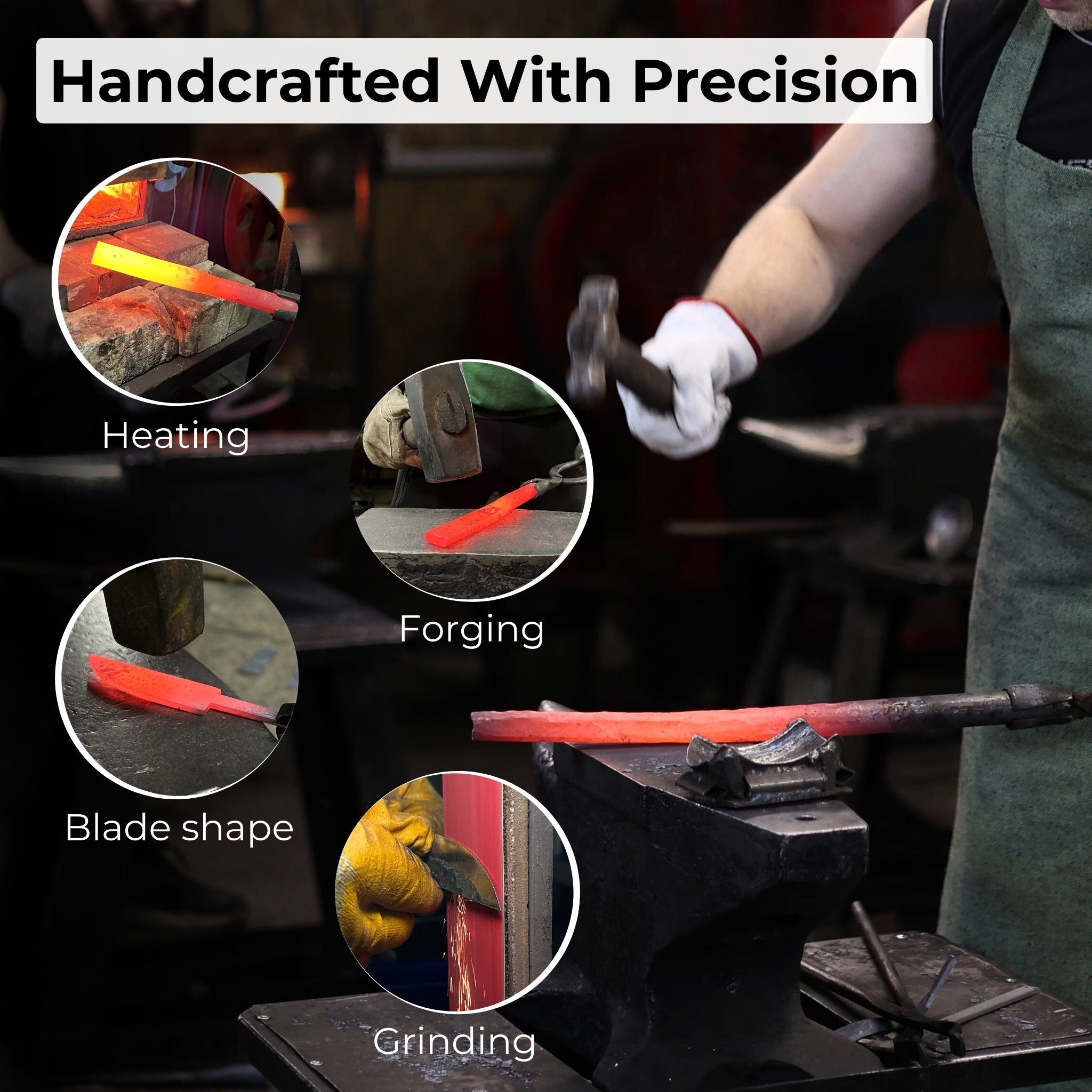 Whittling Sloyd Knife with Leather Sheath, 7.5 cm (2.95 inches) Blade - 8