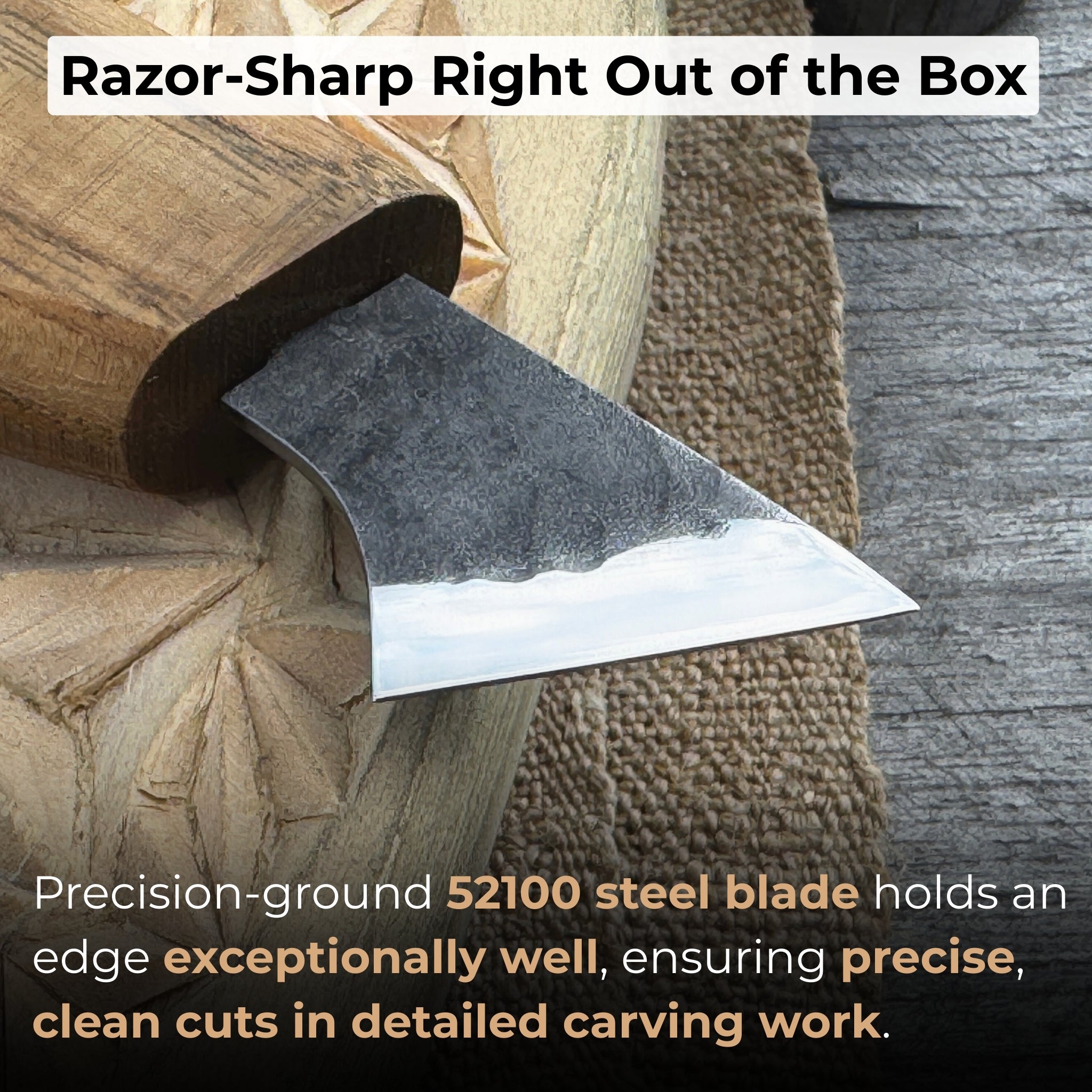 Wood Carving Knife, 2.5 cm (1 inch) - 2