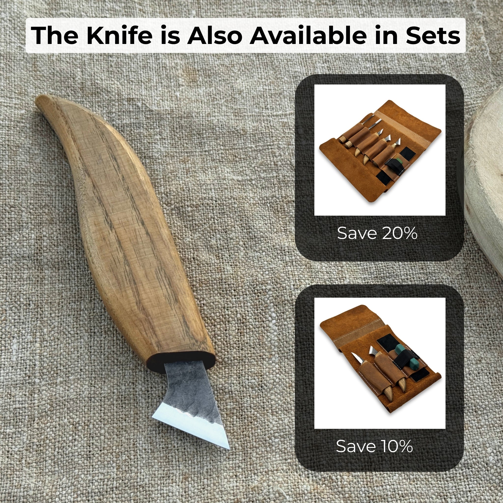 Wood Carving Knife, 2.5 cm (1 inch) - 10