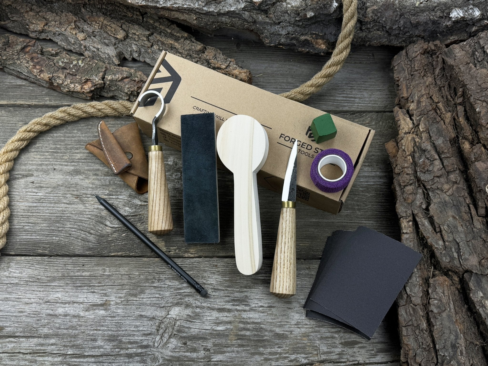 Wood Whittling Kit For Beginners – Spoon Carving Edition - 9