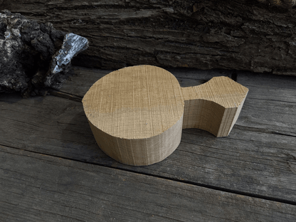 Wooden Kuksa Blank, Total Length 17.5 cm (6.9 inches) - 6