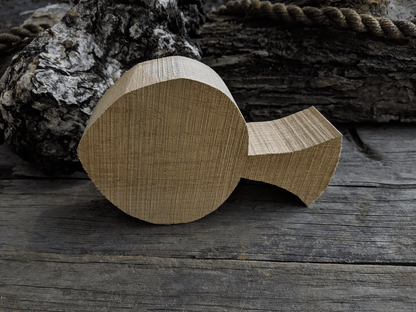 Wooden Kuksa Blank, Total Length 18 cm (7.1 inches) - 1