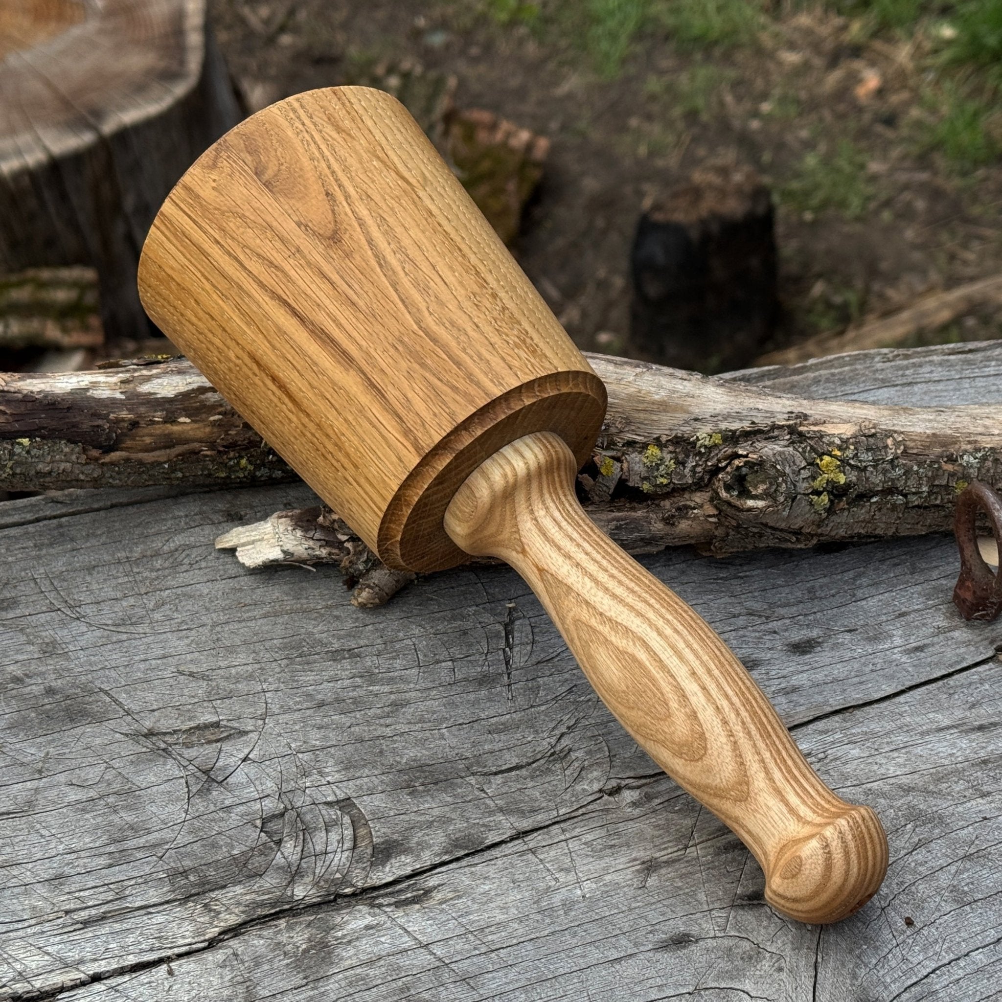 Wooden Mallet 16.75 oz for Woodworking and Carving - 1