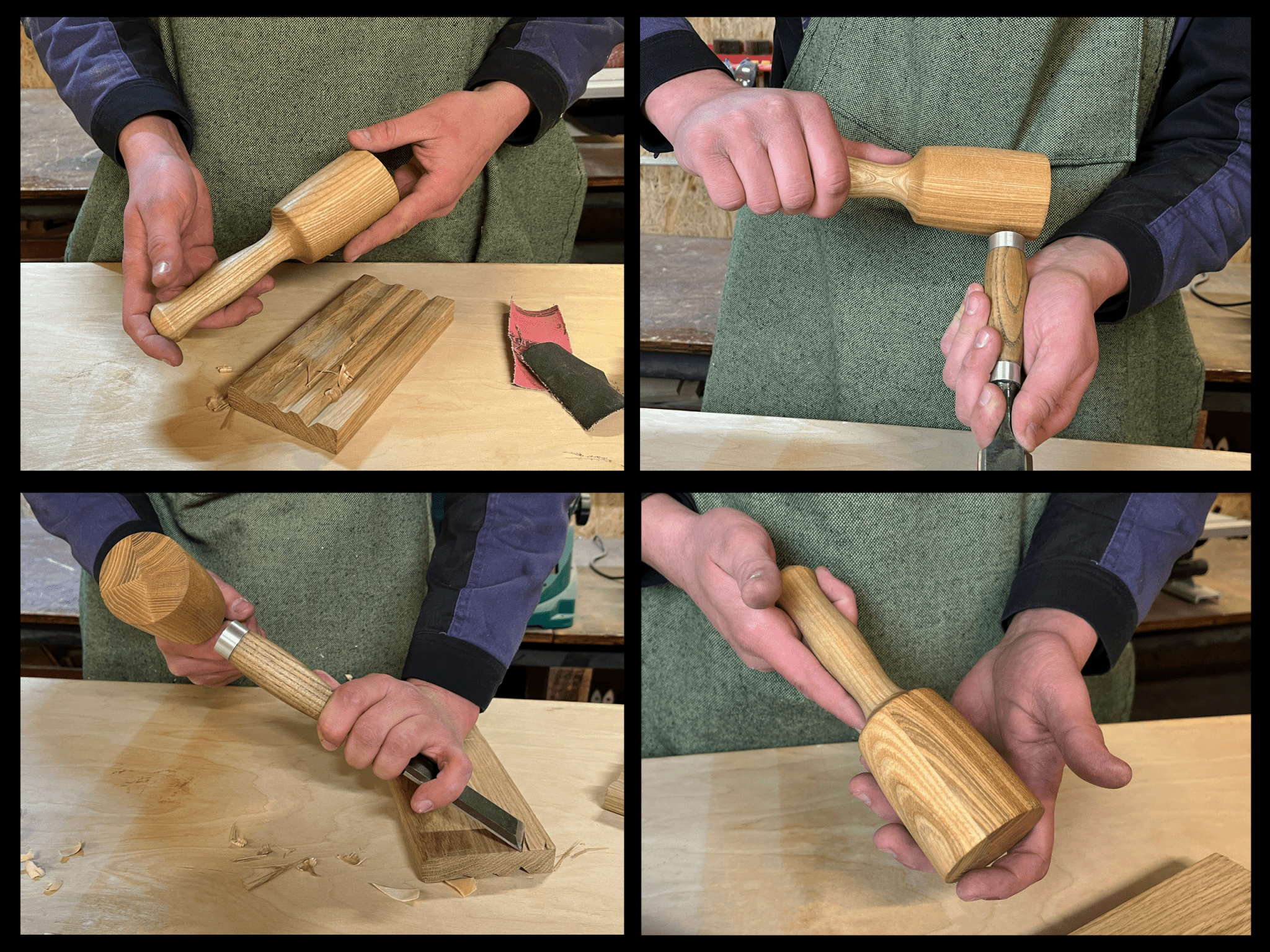 Quiet 7 oz. Wooden Mallet (Mallet Tool) - 7