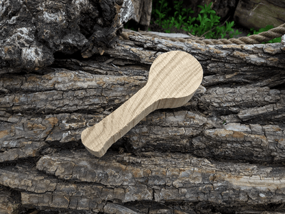 Wooden Spoon Blank, Total Length 16 cm (6.3 inches) - 3