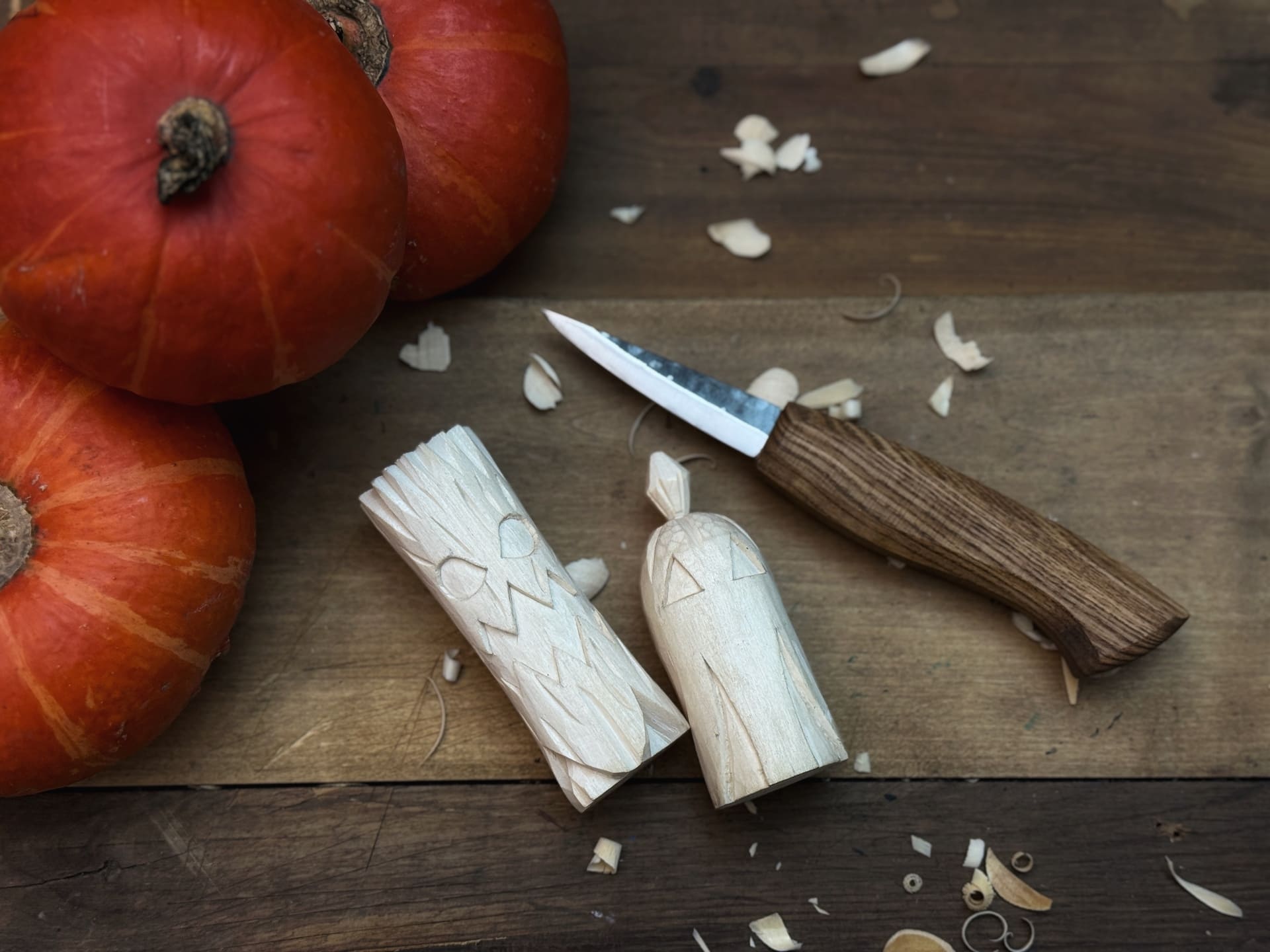 Halloween Carving Ideas: Wooden Bats, Skulls and Spooky Candle Holders - Sharky Forged Steel Tools