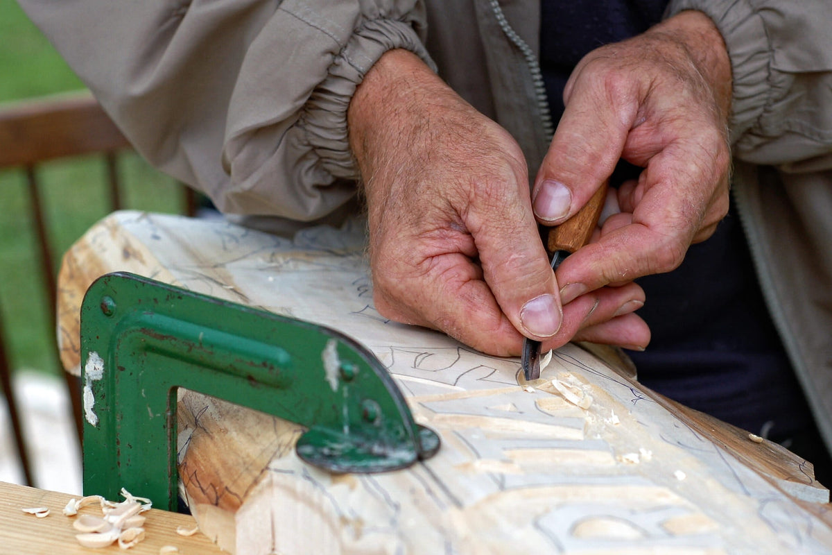 Wood Sign Carving: Decorative Lettering, Fonts, Project Ideas - Sharky Forged Steel Tools