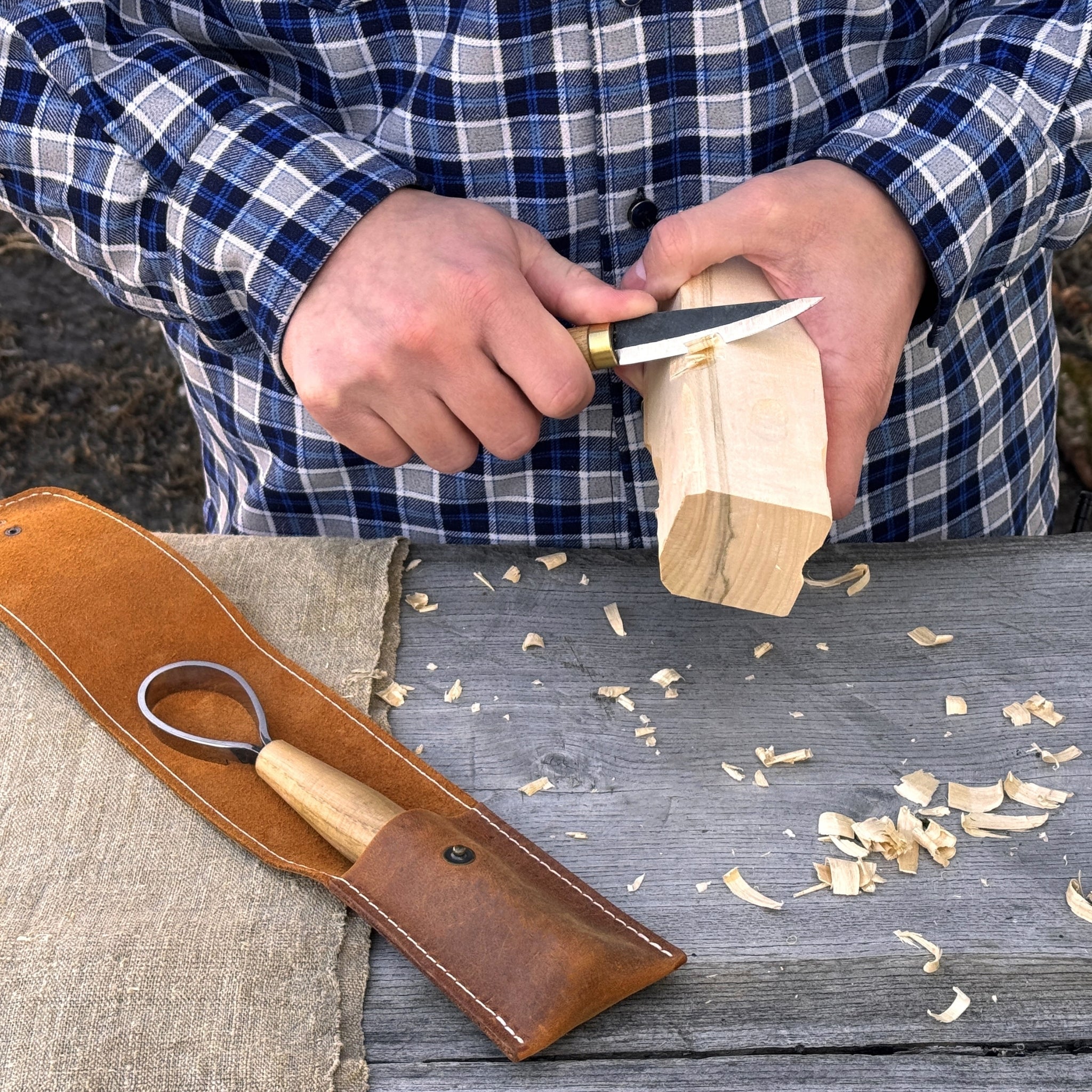 1 Pocket Leather Tool Case - 3