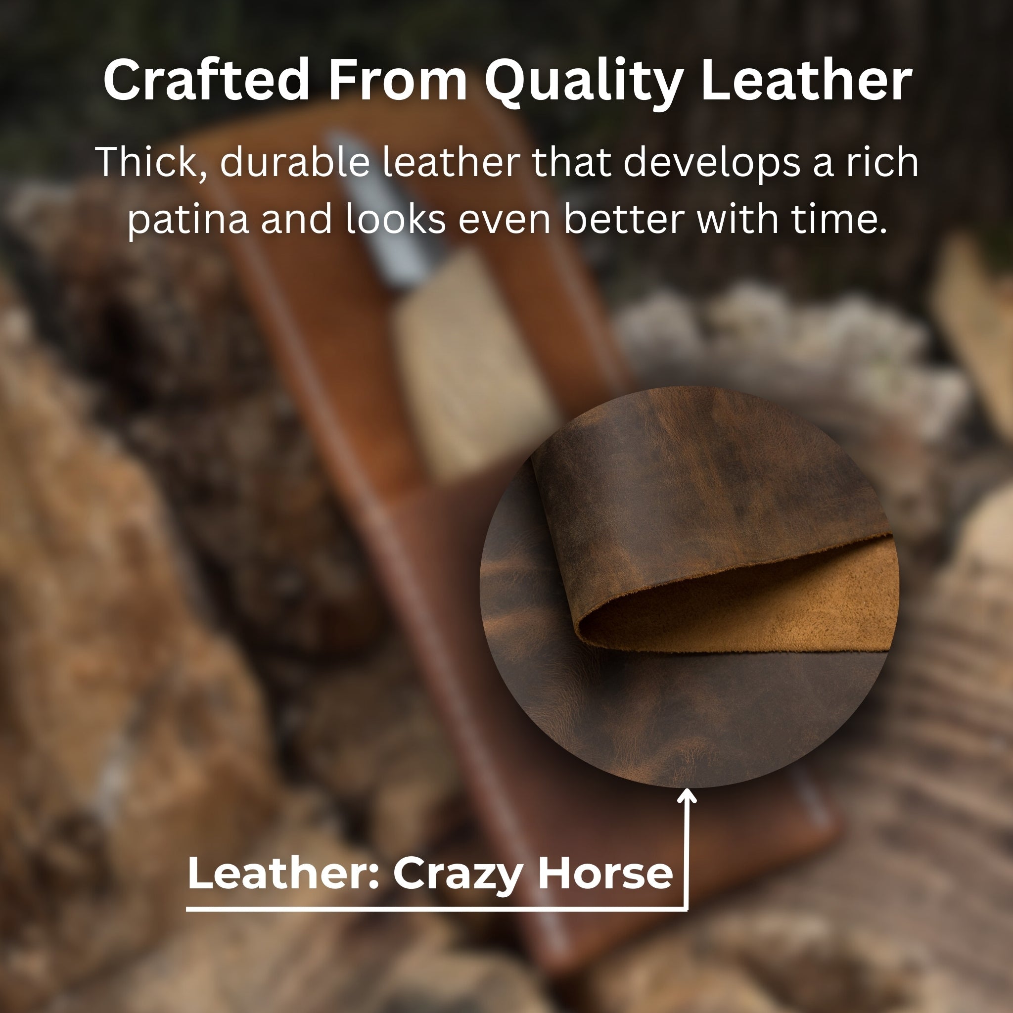 1 Pocket Leather Tool Case - 7