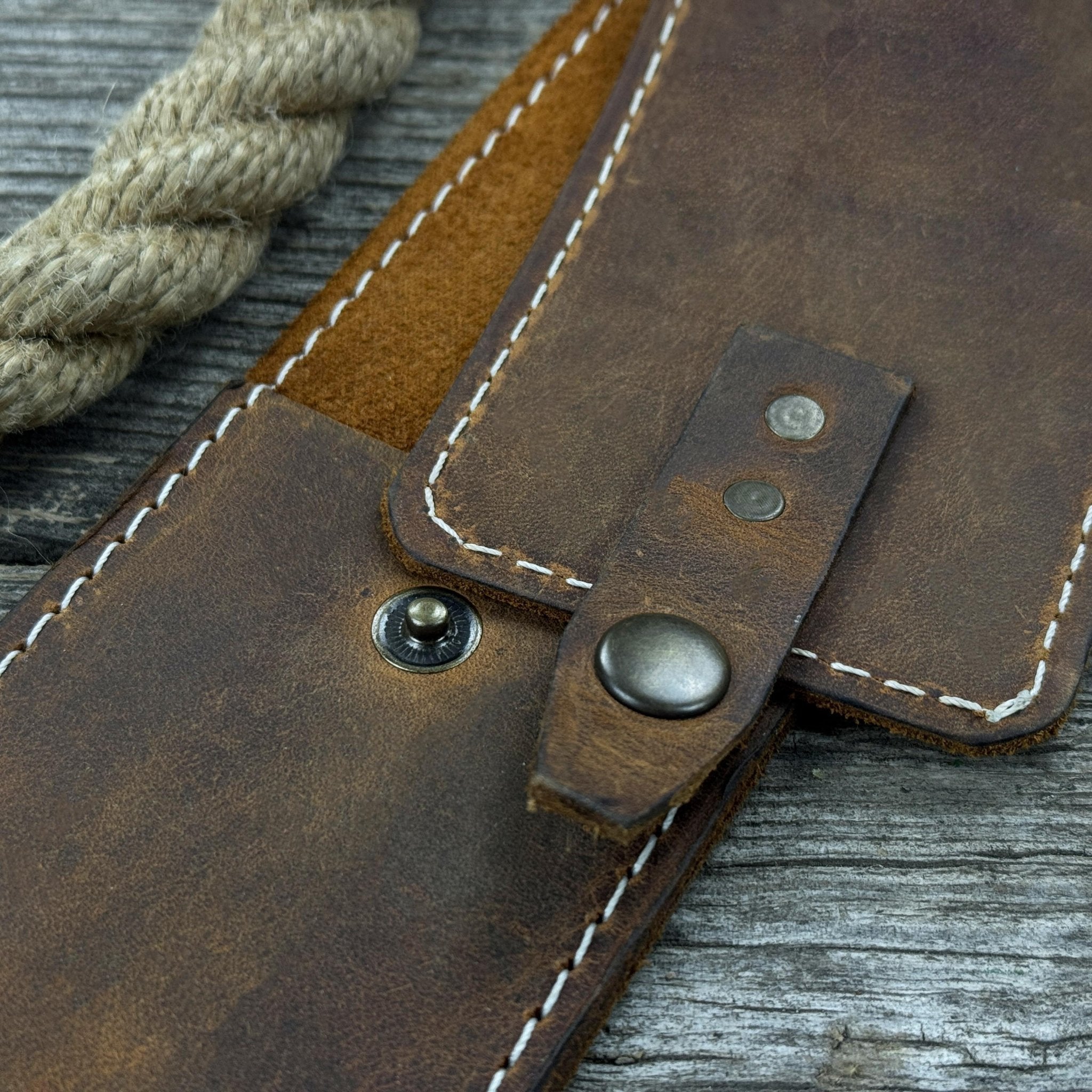 1 Pocket Leather Tool Case - 6