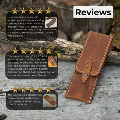 1 Pocket Leather Tool Case - 9