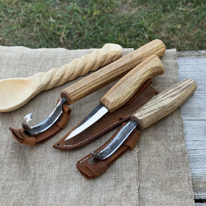 3-Piece Carving Knife Set for Spoon Carving