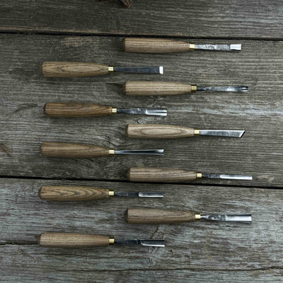 10 - Piece Wood Carving Chisel & Gouge Set - 3