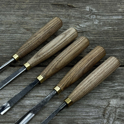 10 - Piece Wood Carving Chisel & Gouge Set - 6