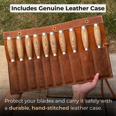 10 - Piece Wood Carving Chisel Set - 4