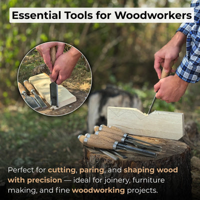 10 - Piece Wood Carving Chisel Set - 8