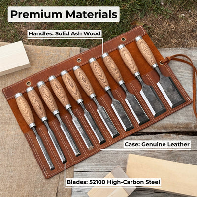 10 - Piece Wood Carving Chisel Set - 7