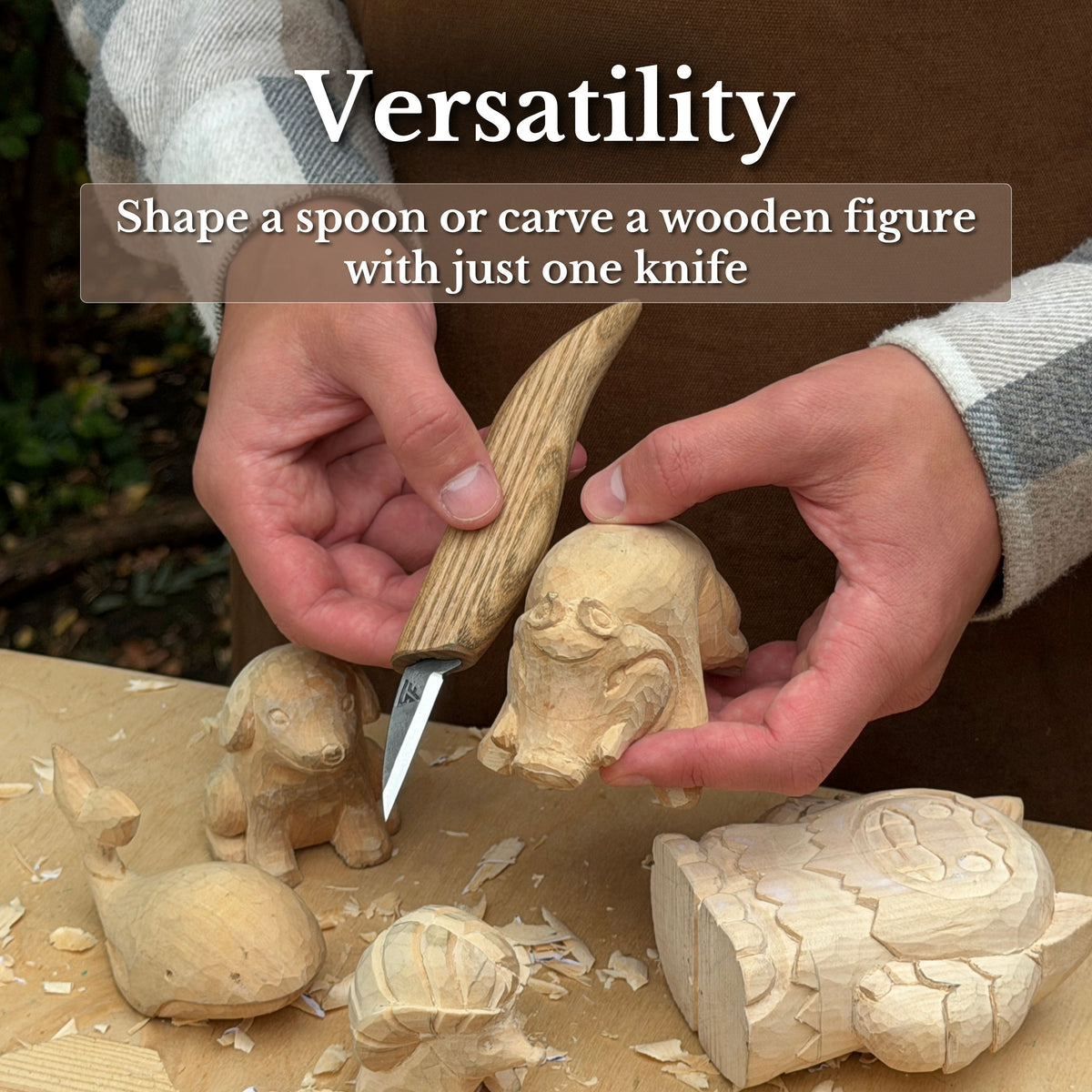 Smiley Monster — DIY Carving Kit for Beginners