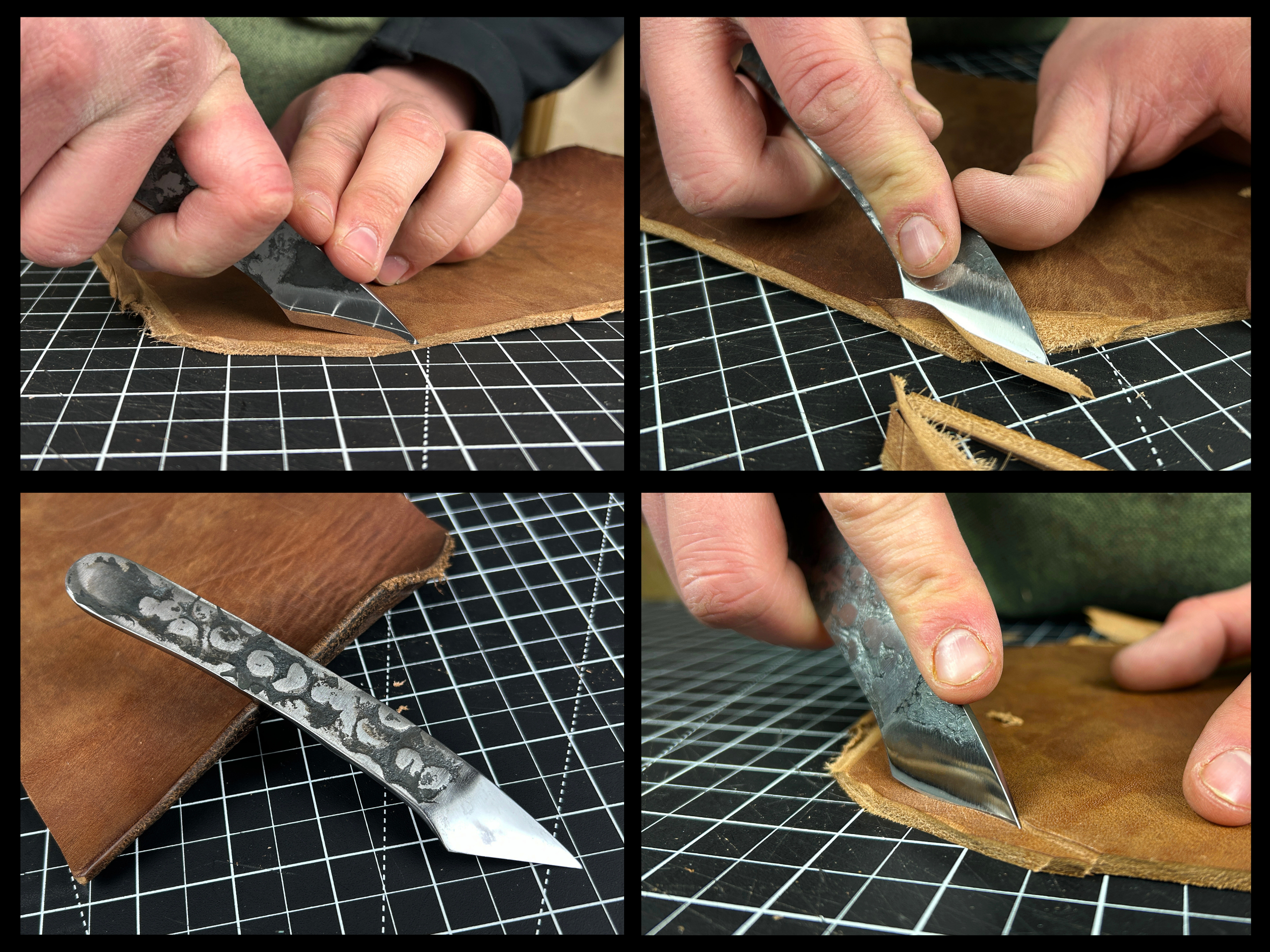 Hand-Forged Marking Knife Kiridashi, 5.5 cm (2.1 inches) - Forged Steel Tools