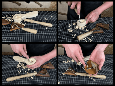 2 - Piece Spoon Carving Hook Knife Set - 6