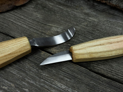 2 - Piece Hand - Forged Spoon Carving Tool Set WS2 - 5