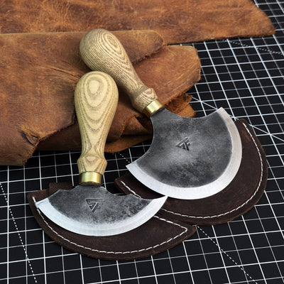 2-Piece Round Knife Set for Leathercraft - 1
