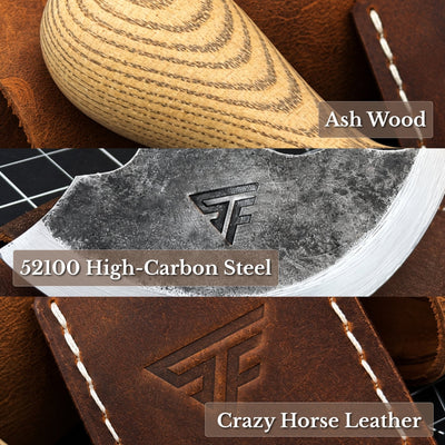 2-Piece Rounded and Angled Leather Knife Set - 7
