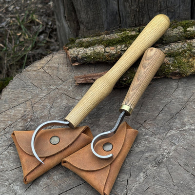 2 - Piece Spoon Carving Hook Knife Set - 1